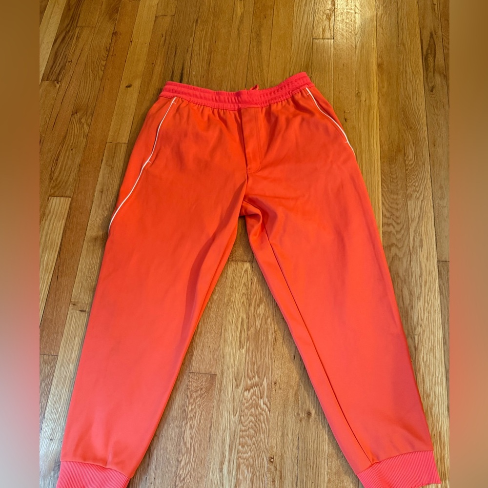 Y-3 Orange Sweatpants Relaxed Fit Joggers
